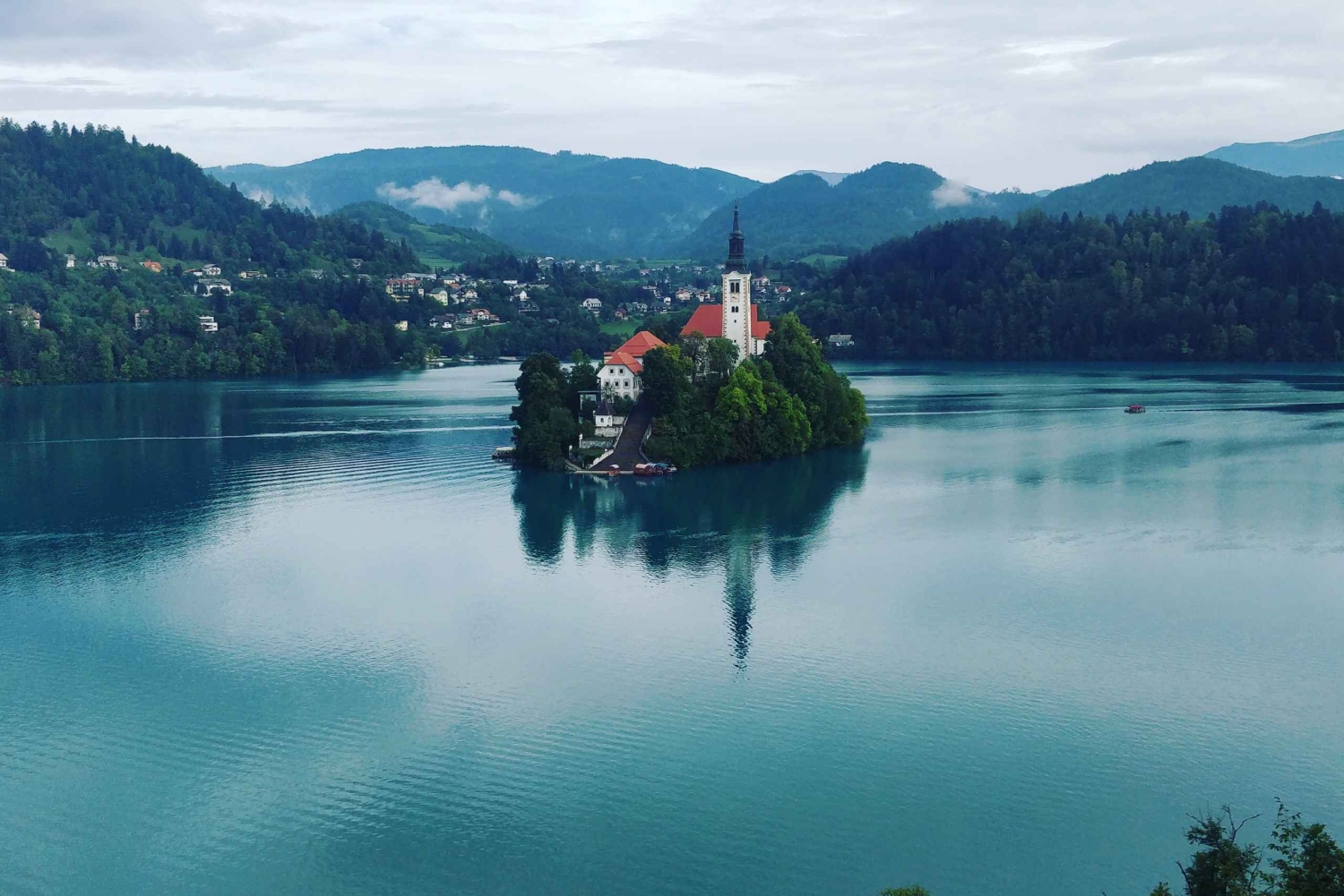 Fra Ljubljana: Dagstur til Bled-sjøen og Postojna-hulen