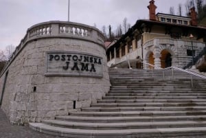 Fra Ljubljana: Dagstur til Bled-sjøen og Postojna-hulen