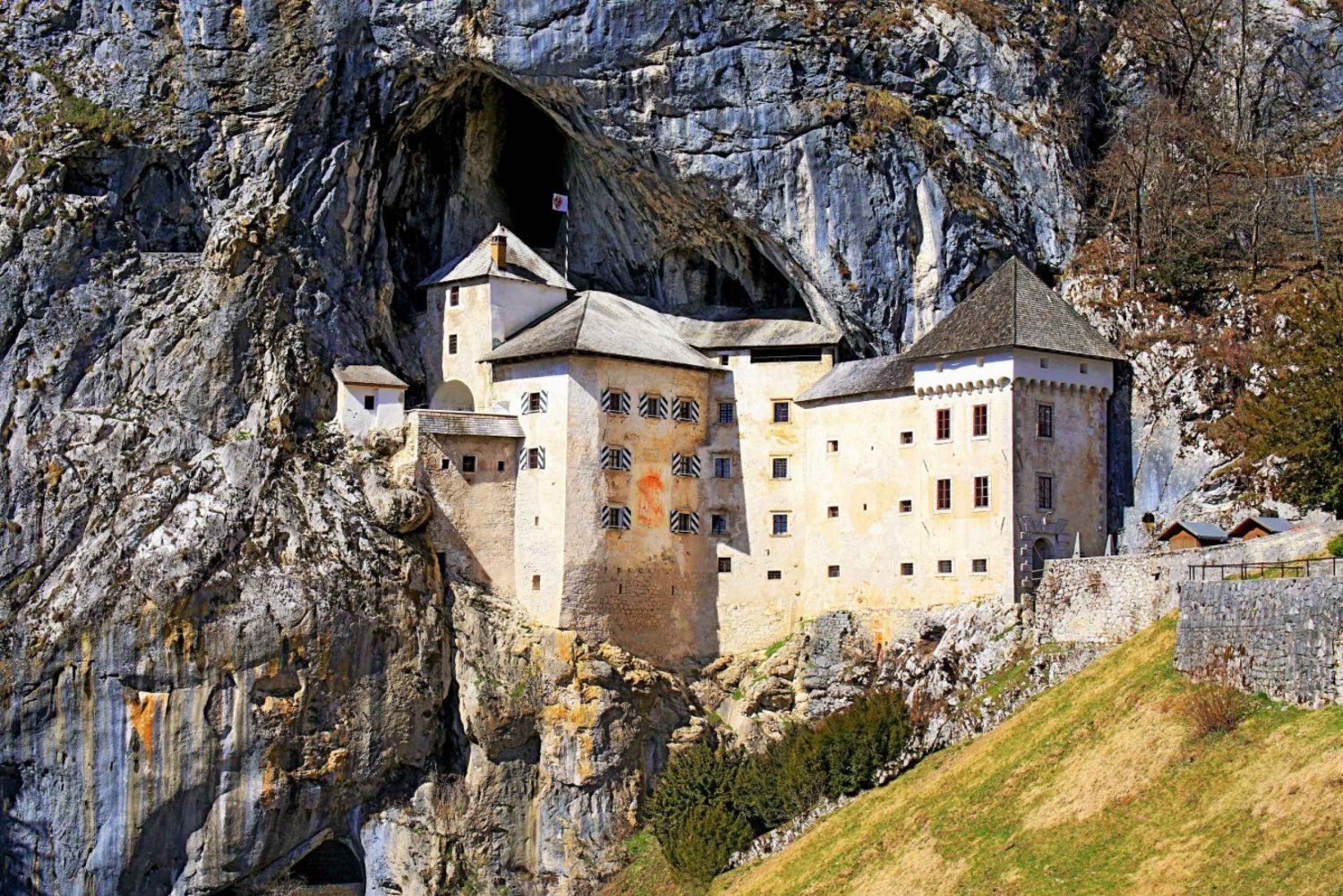 Fra Ljubljana: Postojna-hulen og Predjama-slottet guidet tur