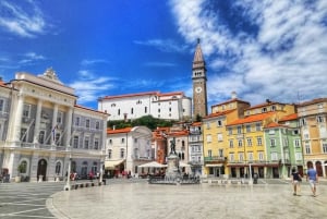 From Ljubljana: Postojna Cave & Predjama Castle & Piran Tour