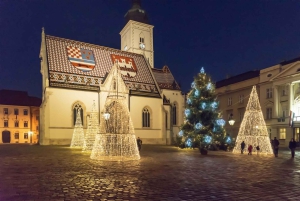 Von Ljubljana: Geführte Tour zum Weihnachtsmarkt in Zagreb