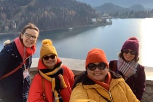 Vanuit Zagreb: dagtocht naar het meer van Bled en Ljubljana