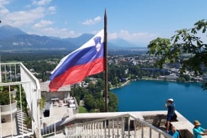 Vanuit Zagreb: dagtocht naar het meer van Bled en Ljubljana