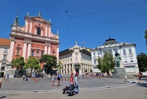Från Zagreb: Dagsutflykt till Bled och Ljubljana
