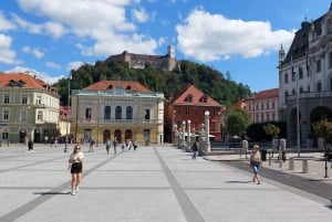 Fra Zagreb: Heldagsudflugt til Bled og Ljubljana