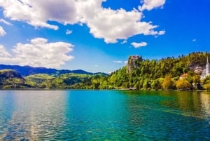 Z Zagrzebia: wycieczka 1-dniowa nad jezioro Bled, Bohinj i wodospad Savica