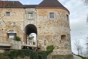 ザグレブ発：リュブリャナ、ブレッド湖と城のプライベートツアー