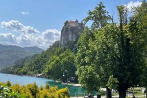 Fra Zagreb: Ljubljana med kabelbane, slott og Bledsjøen