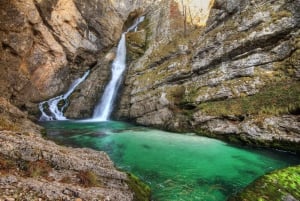 Ljubljana: Savicas vattenfall, Bohinjsjön och Bledsjön