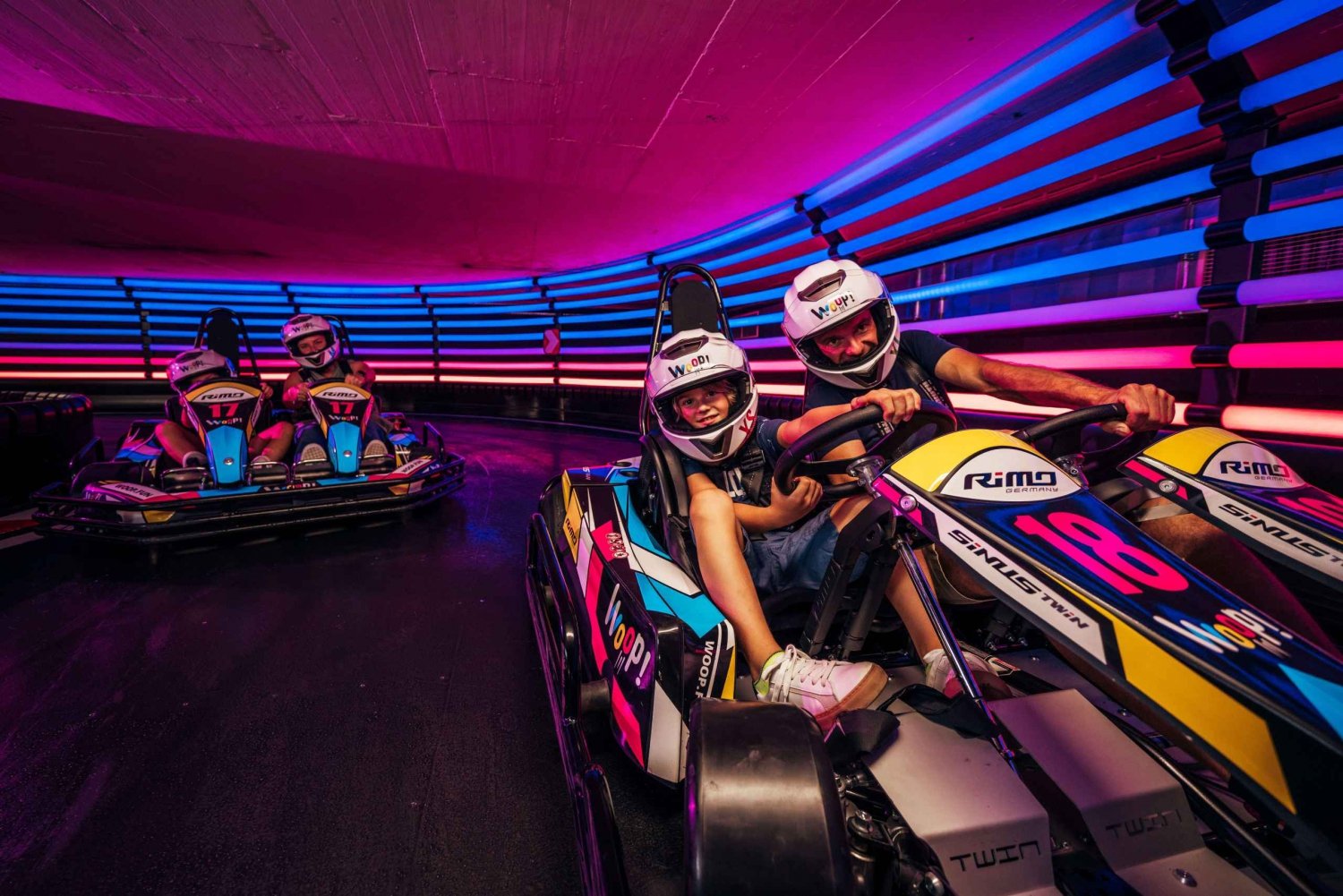 Gokart experience at Woop! karting - the fastest attraction