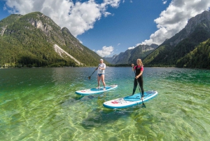 Excursion d'une demi-journée en Stand-up Paddle Boarding (SUP) sur le lac Predil