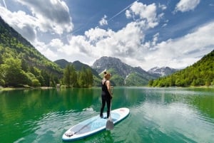 プレディル湖でのスタンドアップ パドルボード (SUP) 半日ツアー