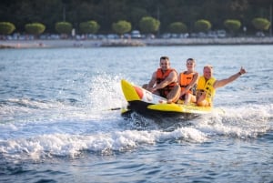 Izola: giro in banana boat per gruppi con divertimento, velocità e spruzzi