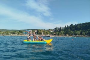 Izola: giro in banana boat per gruppi con divertimento, velocità e spruzzi