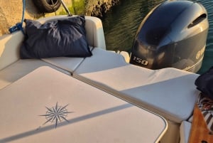 Izola: passeio de barco particular a Strunjan e Piran com bebidas