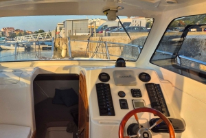Izola: passeio de barco particular a Strunjan e Piran com bebidas