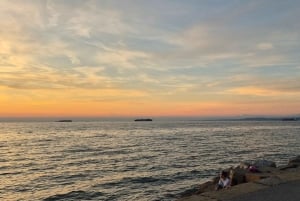 Isola: corsa al tramonto lungo la costa fino a Capodistria con omaggio locale