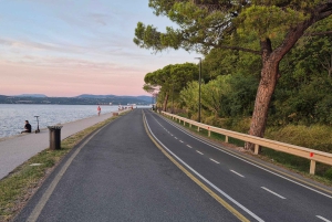 Isola: corsa al tramonto lungo la costa fino a Capodistria con omaggio locale