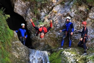 Lake Bled: Canyoning og rafting