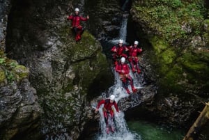 Lago di Bled: Avventura in canyoning con filmato gratuito