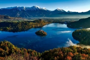 Lublana: jednodniowa wycieczka do Bled, Kranjskiej Gory i wodospadu Peričnik