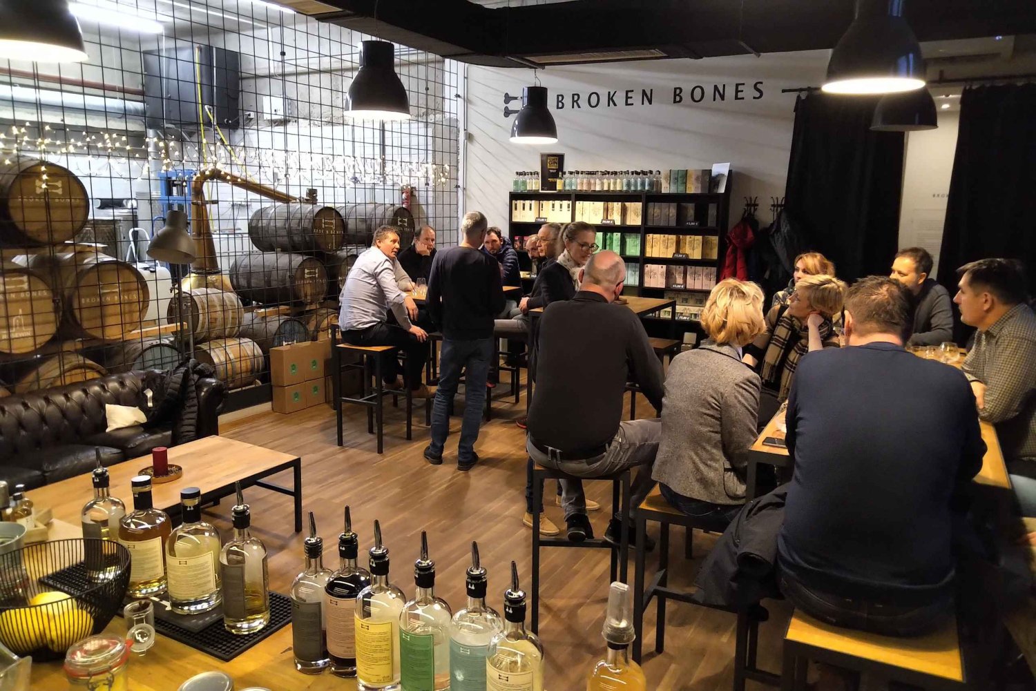 Ljubljana: Broken Bones Gin-opplevelse med cocktailer