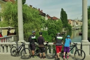 Liubliana: Excursión en bicicleta de montaña por el centro de la ciudad y los senderos de Golovec