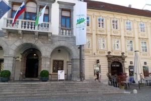 Lubiana: privat rundvisning på italiensk i byens centrum for 1-8 personer