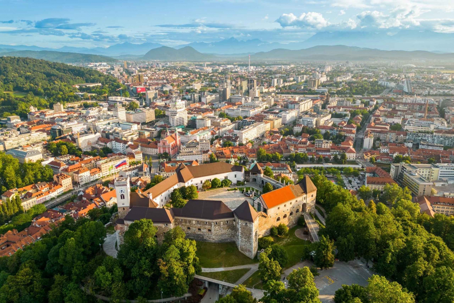 Ljubljana: Expresspromenad med en lokalbo på 60 minuter
