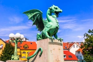 Ljubljana: Passeio expresso com um morador local em 60 minutos