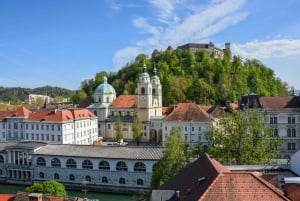 Ljubljana: Opastettu kävely- ja köysirata Ljubljanan linnaan