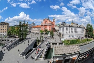 Ljubljana : promenade guidée et trajet en funiculaire jusqu'au château de Ljubljana