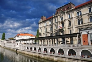 Ljubljana: Markedstur med morgenmad