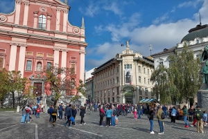 Ljubljana: Guidet vandring i gamlebyen på fransk