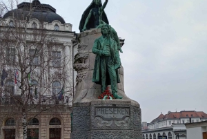 Ljubljana: Guidet vandring i gamlebyen på fransk