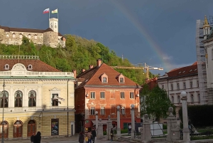 Ljubljana: Guidet vandring i gamlebyen på fransk