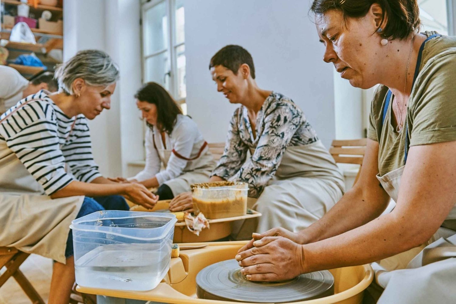 Ljubljana : Atelier de poterie à roue ouverte