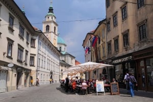 リュブリャナ：旧市街のプライベート ウォーキング ツアー