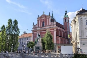 Ljubljana: Ljubjana: Romanttinen vanhakaupunki - itseopastettu tutustumiskierros