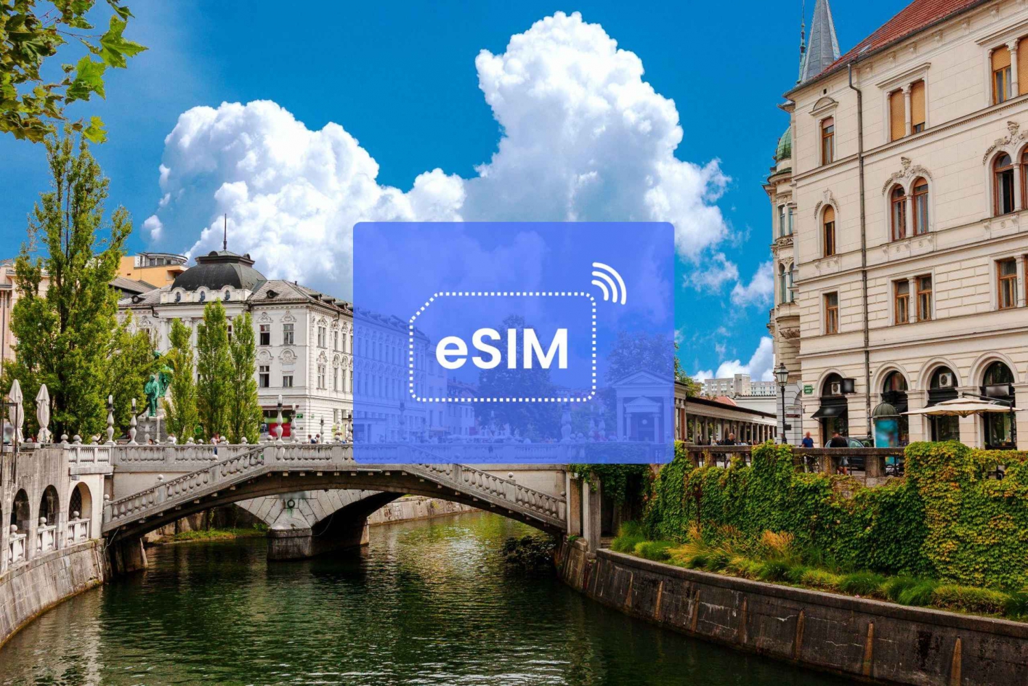 Ljubljana: eSIM roaming mobiel dataplan voor Slovenië/Europa