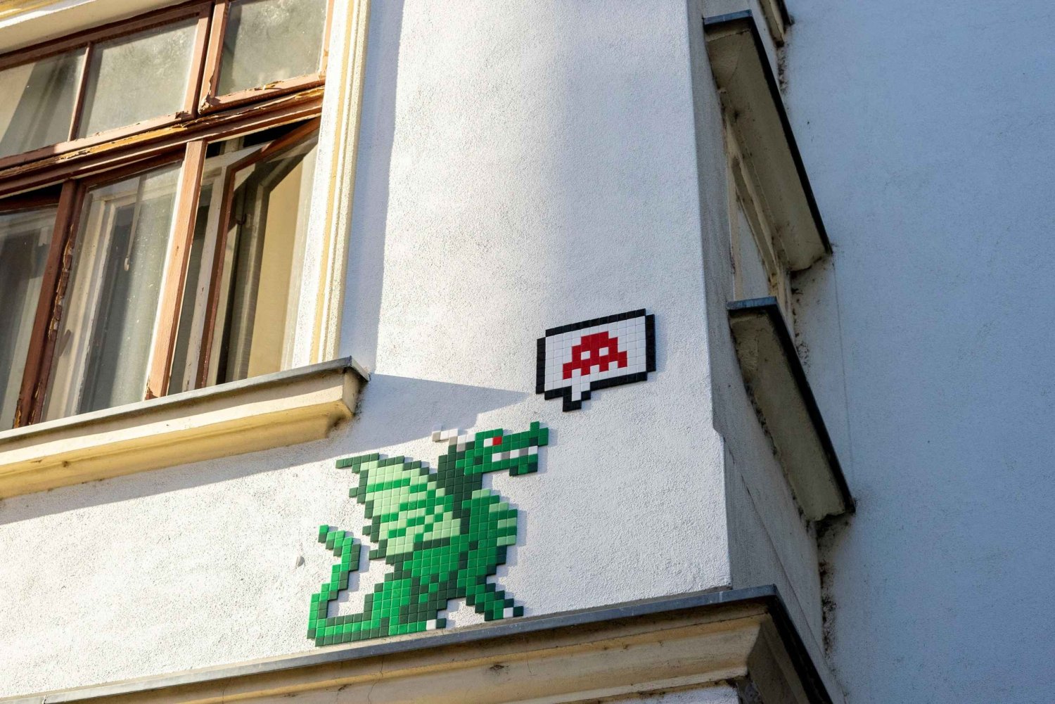 Ljubljana: Mosaicos de invasores do espaço
