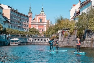 Ljubljana: stand-up paddlesurfen