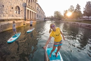 Ljubljana: Stand-up paddle boarding-tur