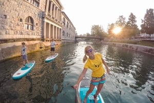 Lubiana: Tour in Stand-Up Paddle Boarding