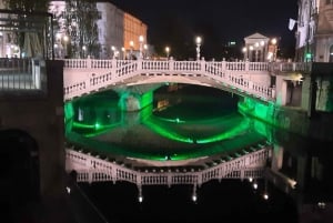 Ljubljanas fantastiske slott til fots :)