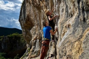 Osp: Klettertour mit einem Guide in der slowenischen Istrien