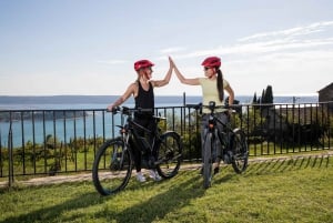 Panoramaudsigt over Piran og Salt Pans: E-Bike Boutique-tur