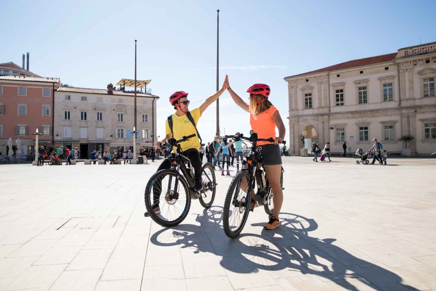 Piran: 5-Gänge-Boutique Foodtour mit Elektrofahrrädern