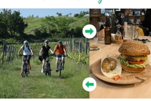 Piran: e-cykel&burgare i Istrien