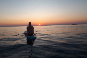 Portorose: tour in stand-up paddle sulla costa al tramonto